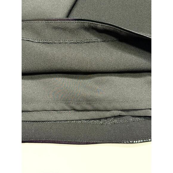 White House Black Market Faux-Wrap Boot Skirt w/ Faux Leather Trim Size 2 - Picture 10 of 11